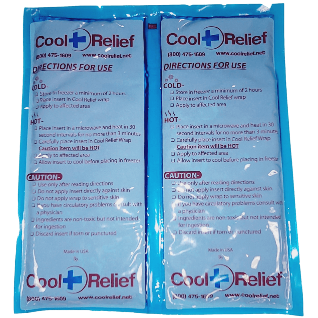 Large Replacement Gel Ice Pack Insert - Replacement Ice Packs - Cool Relief Ice Wraps